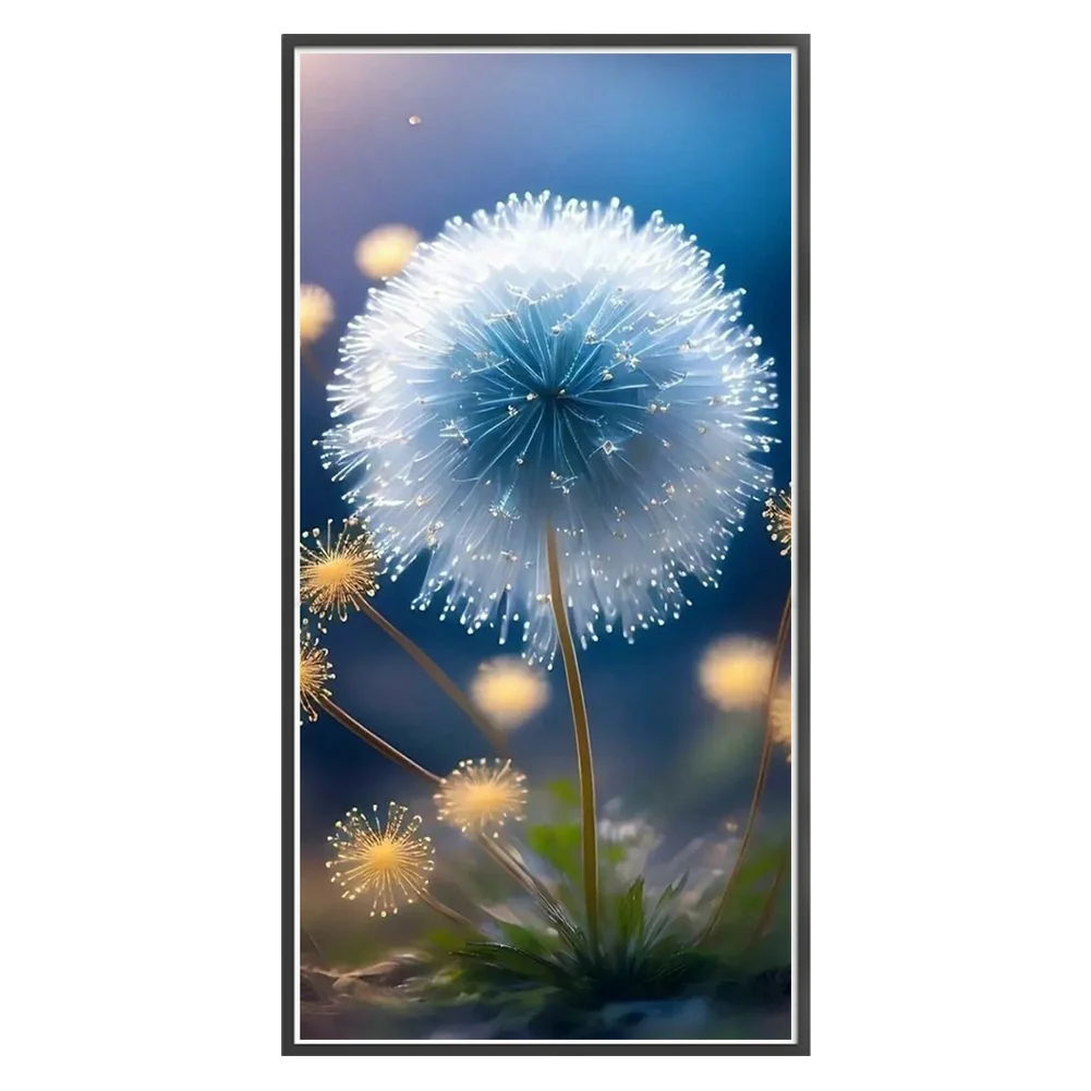 11CT Full Stamped Cross Stitch - Dandelion(Canvas|40*80CM)