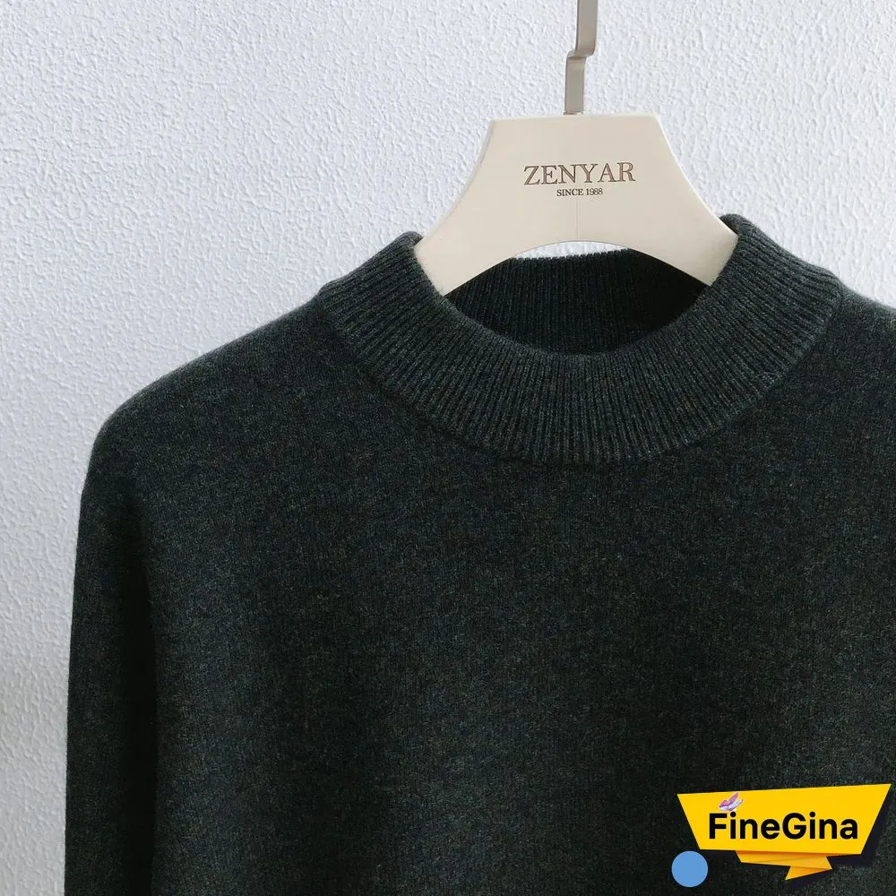 Warm Semi-turtleneck Loose Men's Sweater Men