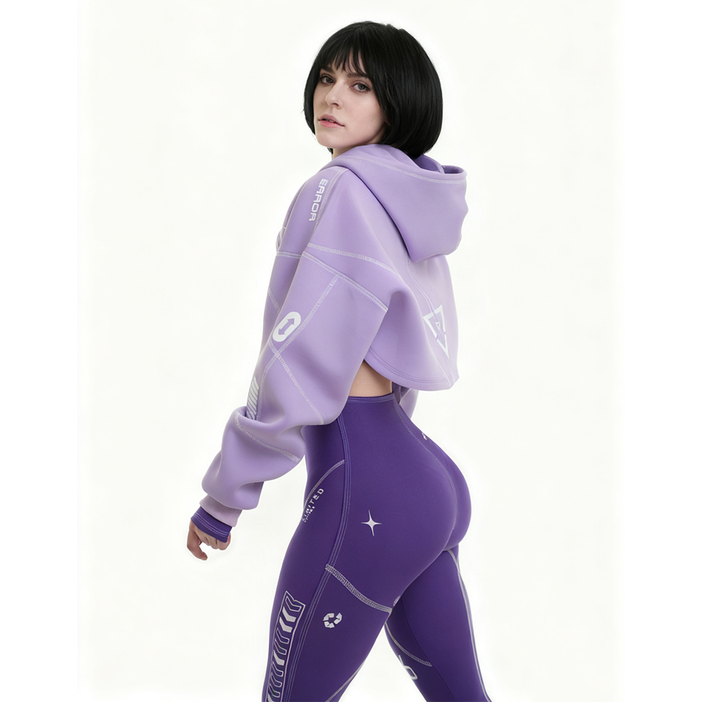 Cyberpunk Futuristic Mechanical Style Women's Sports Yoga Outfit Set