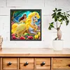Glowing Princess Belle-Full Round Diamond Painting 40*40CM