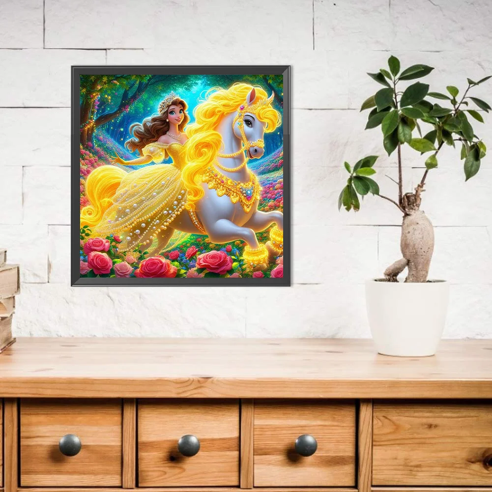 Diamond Painting - Full Round Drill - Princess Belle(Canvas|40*40cm)