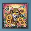 (Multistyle) Tigre L&eacute;opard-Peinture Diamant En Forme Sp&eacute;ciale-30*30CM