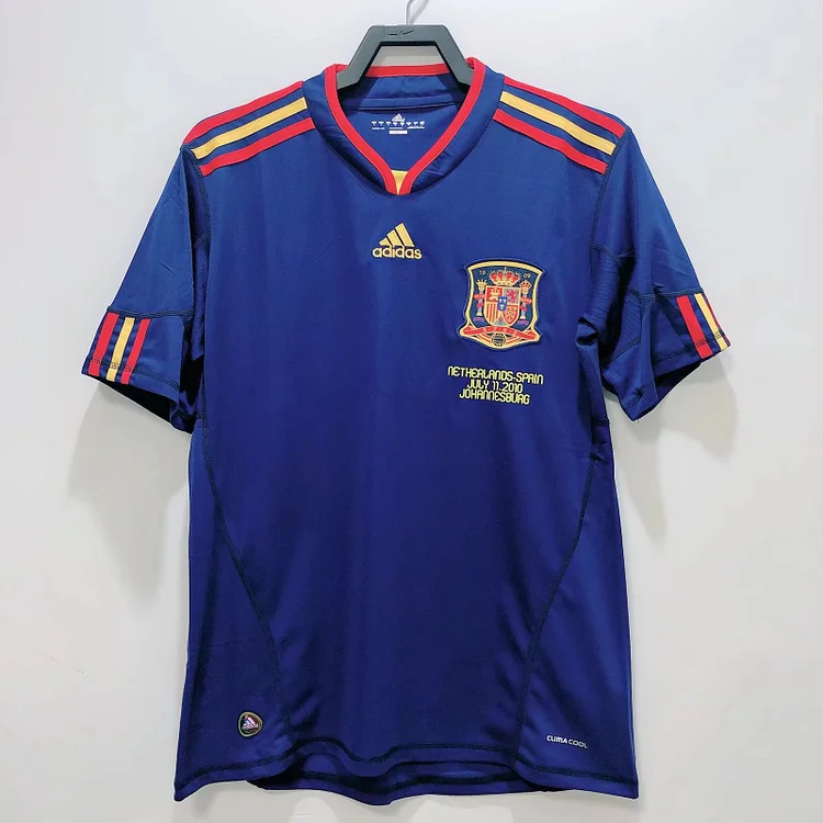 2010 Spain Away Retro Jersey