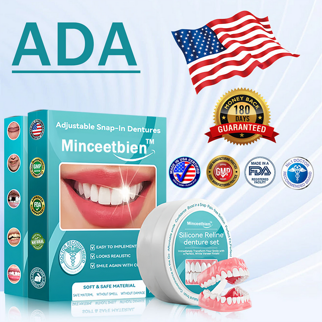 🗽Silicone Reline Denture Set (⏰Limited Time 80% Off - Last 30 Minutes ⏰)