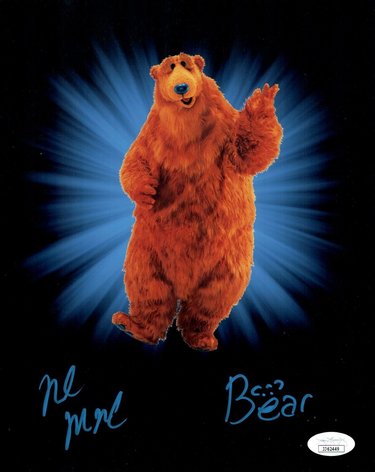 NOEL MACNEAL Signed BEAR IN THE BIG BLUE HOUSE 8x10 Photo Poster painting Autograph JSA COA Cert