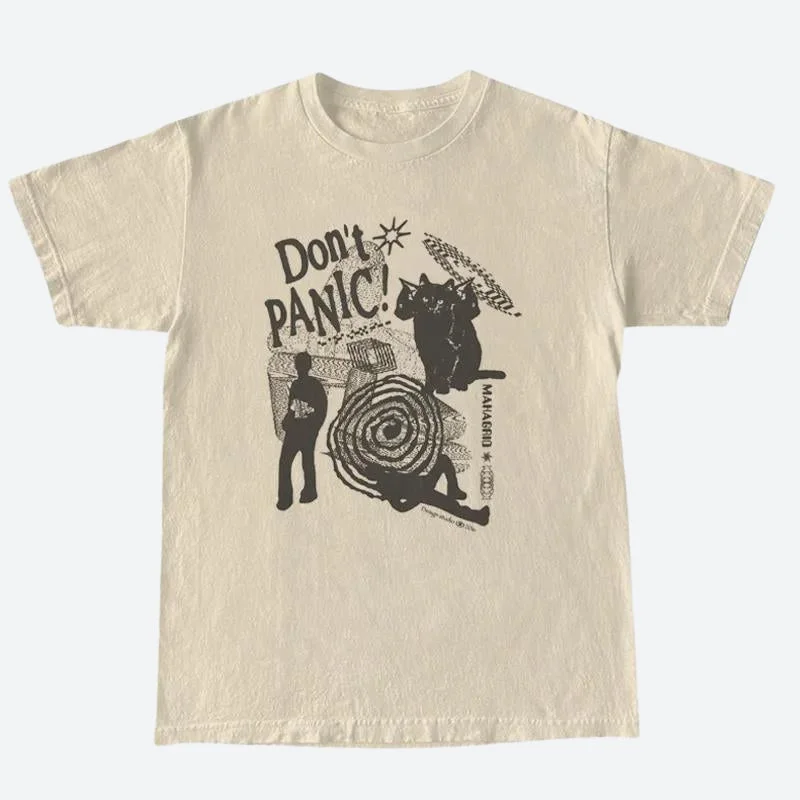 Brownm Panic Tee
