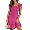 Casual Sleeveless Square Neck Dress