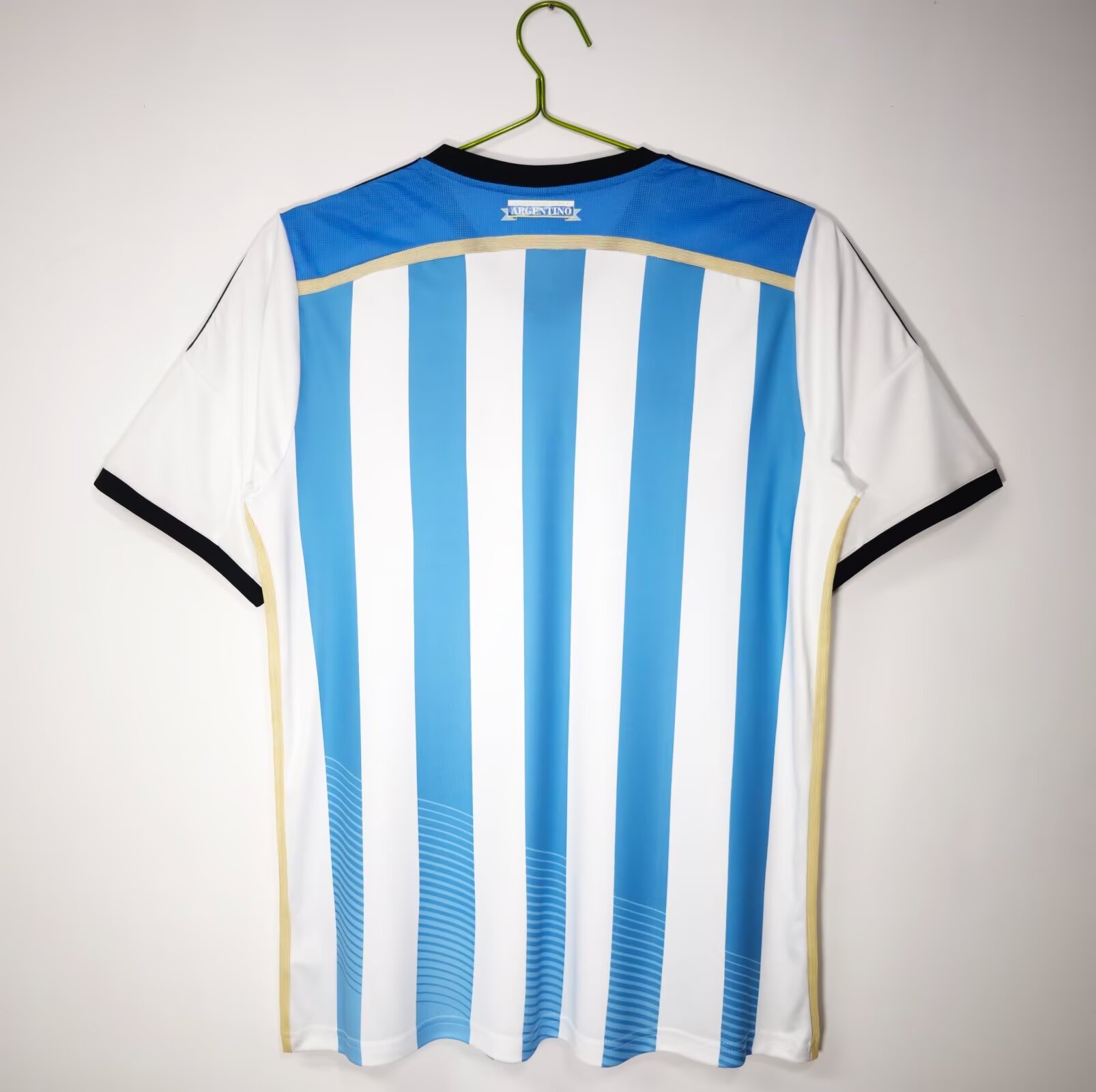 Retro 2014 Argentina Home Football T-Shirt Thai Quality