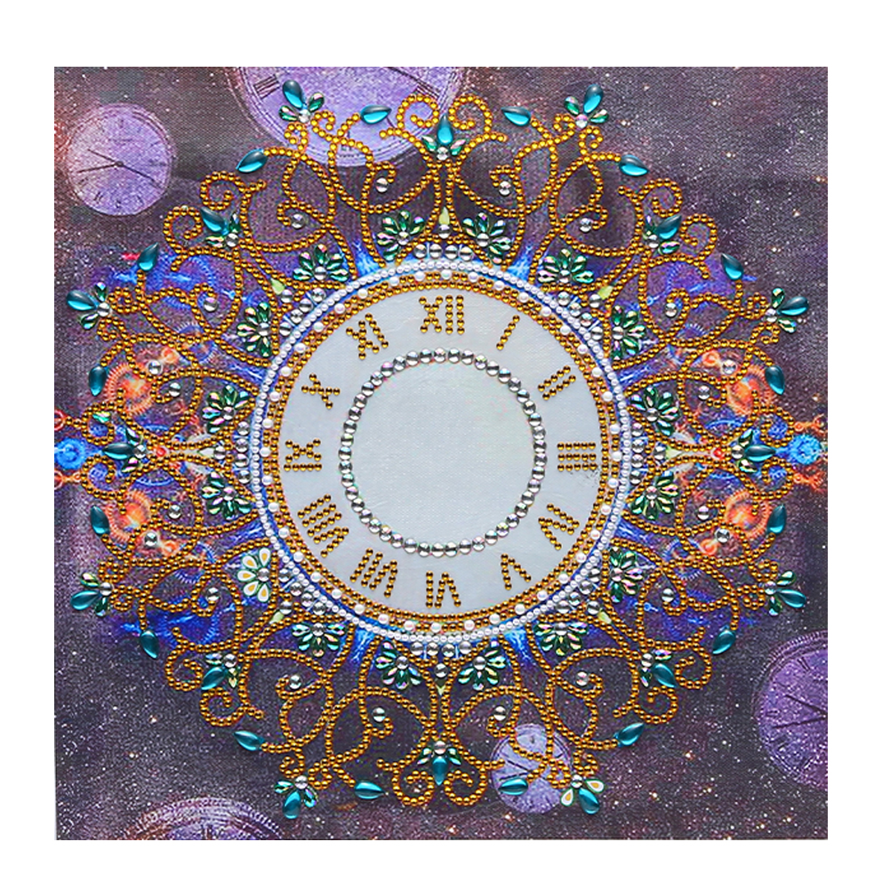 

Beautiful Flower -Creative Diamond Wall Clock, 501 Original