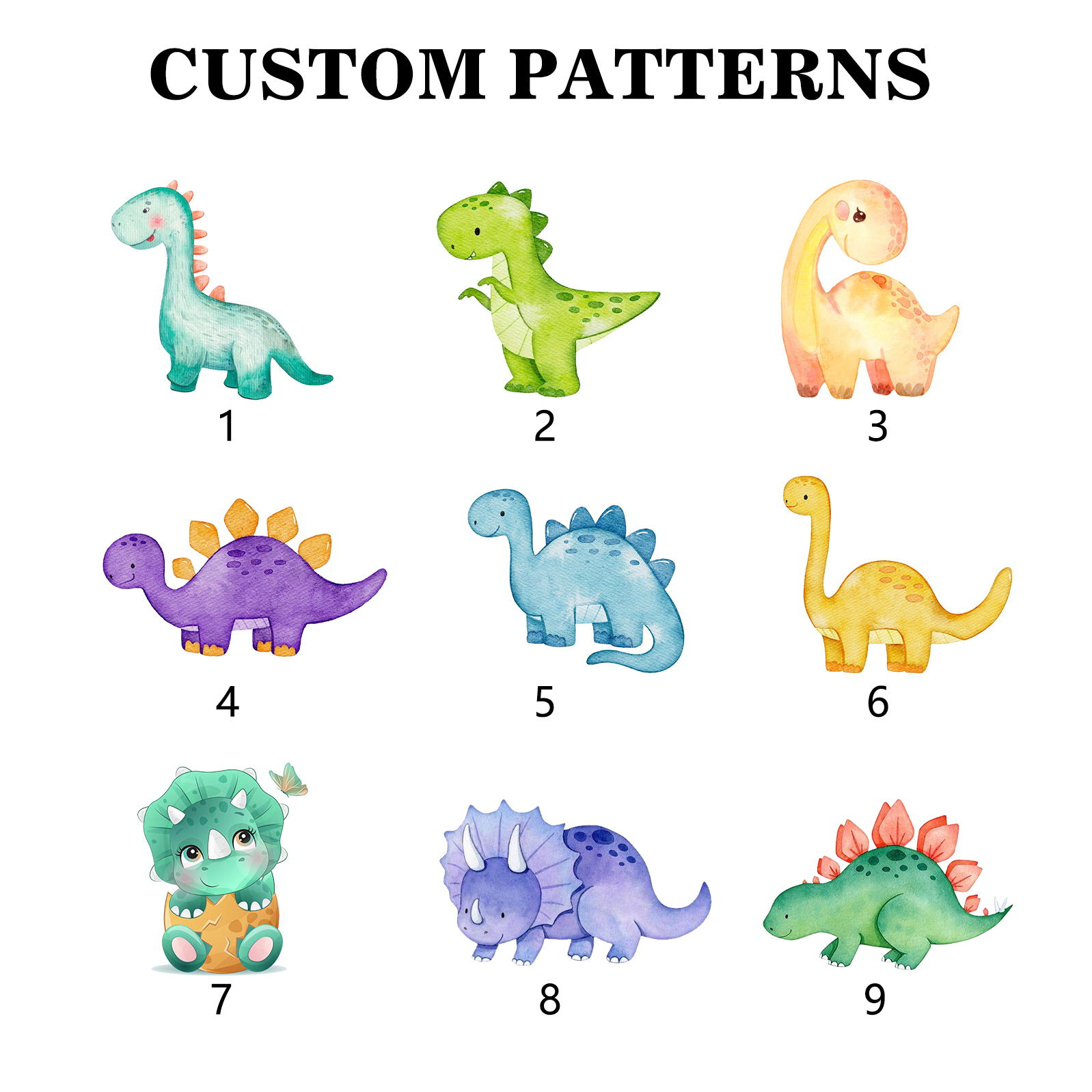 Astuccio per matite personalizzato con 1 nome e 1 dinosauro regalo per scuola elementare bambini