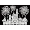 uk.everydayedeals DIY Pearl Painting With Frame - Handmade Self-Adhesive Pearls - Castle(20*30cm)