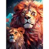 Diamond Painting -DIY Round Drill Lion