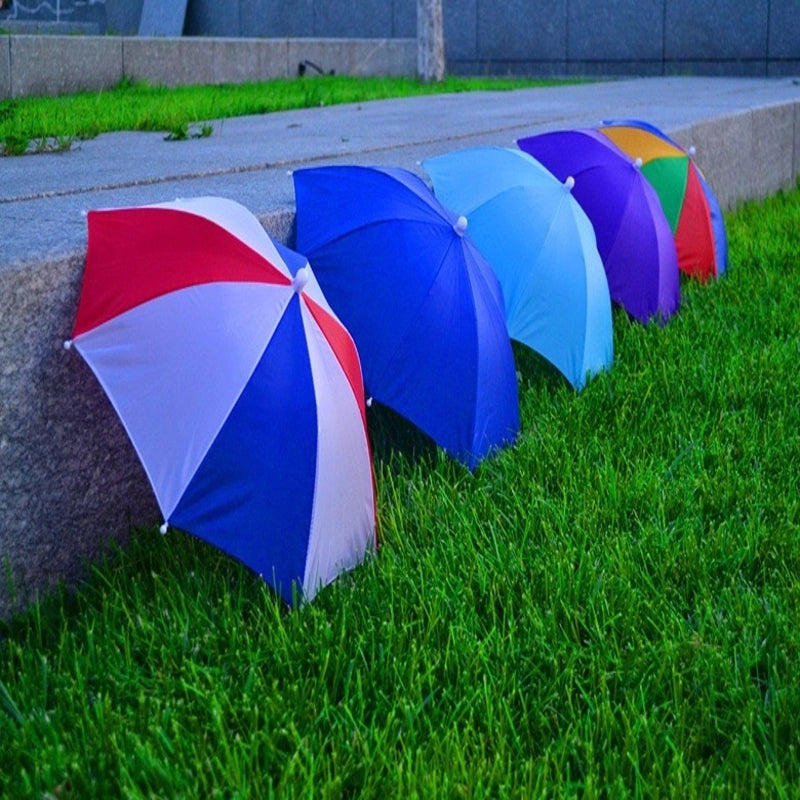 Factory Umbrella Hat Hat Umbrella Fishing Umbrella Stall Umbrella Sunscreen Advertising Umbrella Large Tea Cap