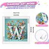Butterfly Flower W 5D Partial Drill DIY Diamond Painting Kit 30*30cm