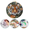 Tiger-DIY Embroidery Kit with Pattern Cotton Threads Needles Hoop 30*30cm/11.81*11.81in tapestrymarket