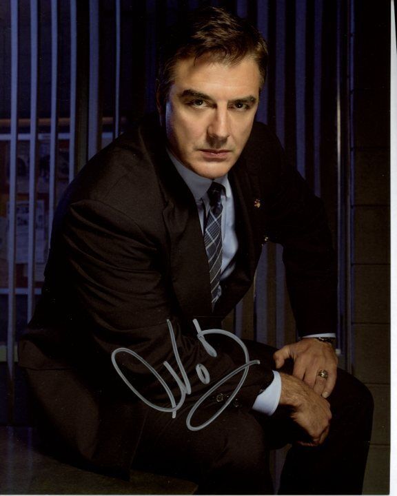 CHRIS NOTH Signed Autographed LAW & ORDER DETECTIVE MIKE LOGAN Photo Poster painting