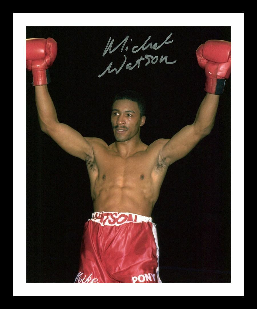 Michael Watson Autographed Signed & Framed Photo Poster painting