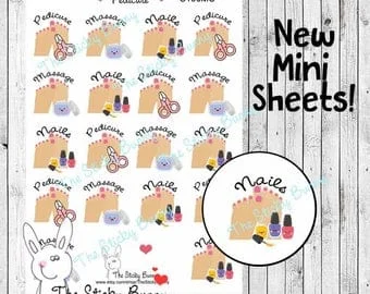 pornhint Pornhint Pedicure - Planner Stickers for Any Planning Style (S190MS)