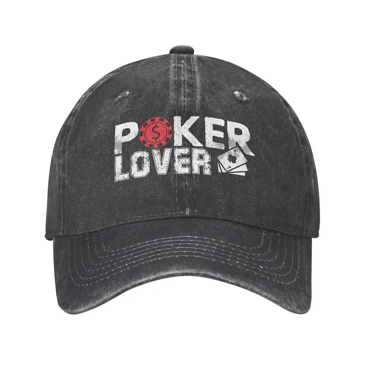 Cotton Poker Player Gift Ideas Baseball Cap Men Women Breathable Gambling Card Game Dad Hat Sports