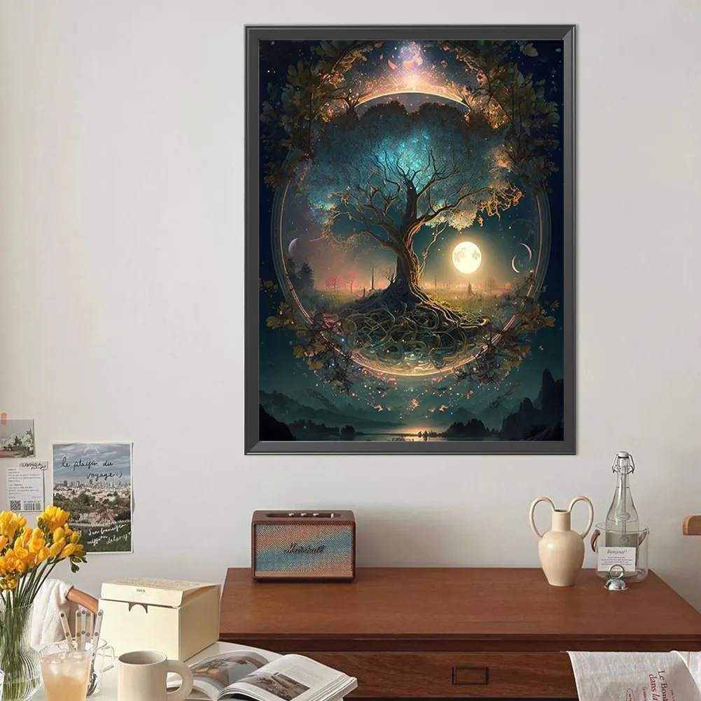 Diamond Painting - Full Round Drill - Tree(Canvas|40*50cm)