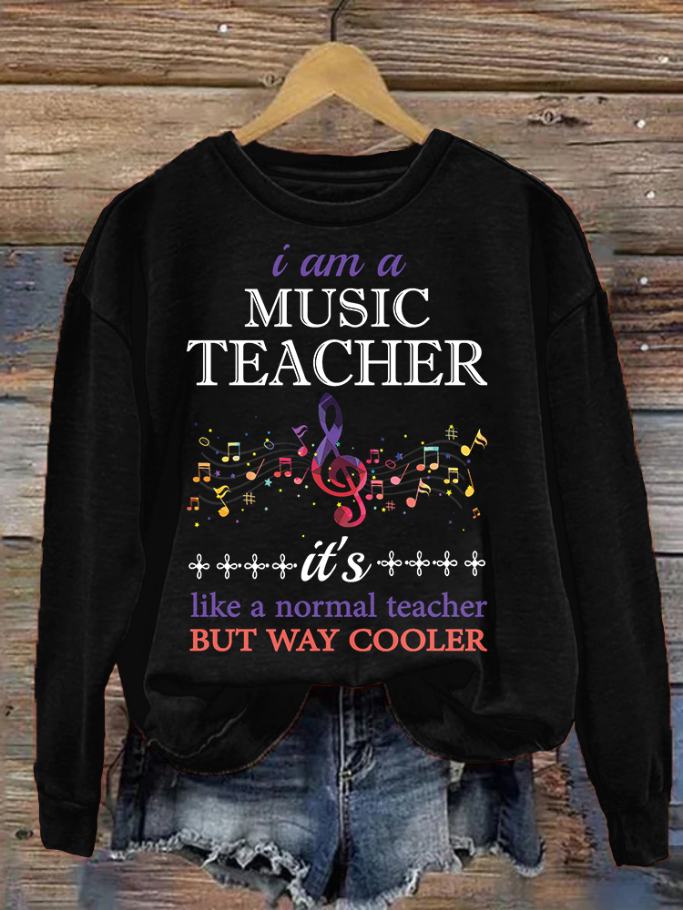 I'm A Music Teacher Sweatshirt wearshes