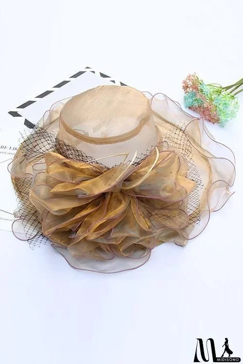 MidiSono - Organza Layer Sun Hat
