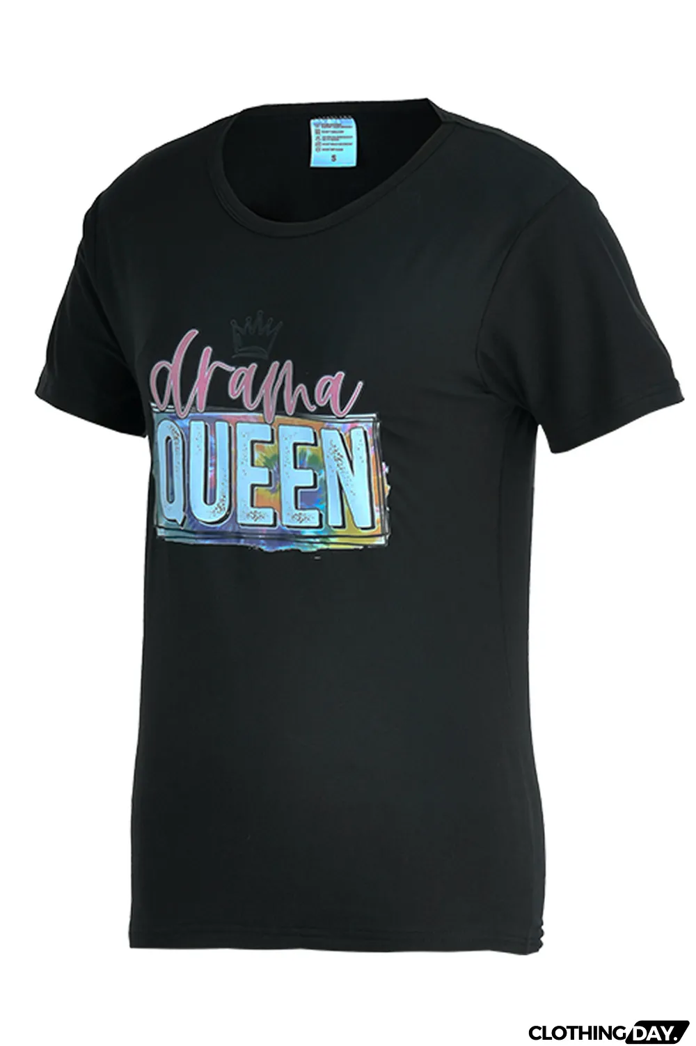 Orange Fashion Casual Letter Print Basic O Neck T-Shirts