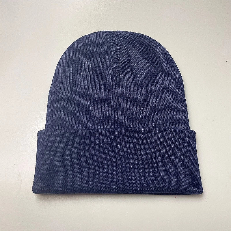 Unisex Minimalist Solid Color Eaveless Wool Cap