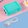 (US Local)Diamond Aid Tool Portable USB Vacuum Diamond Painting Pen Kit for DIY (Green)