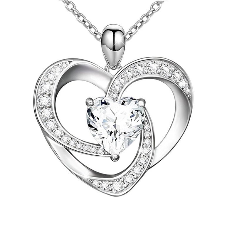 Romantic Women Silver Plated  Necklace