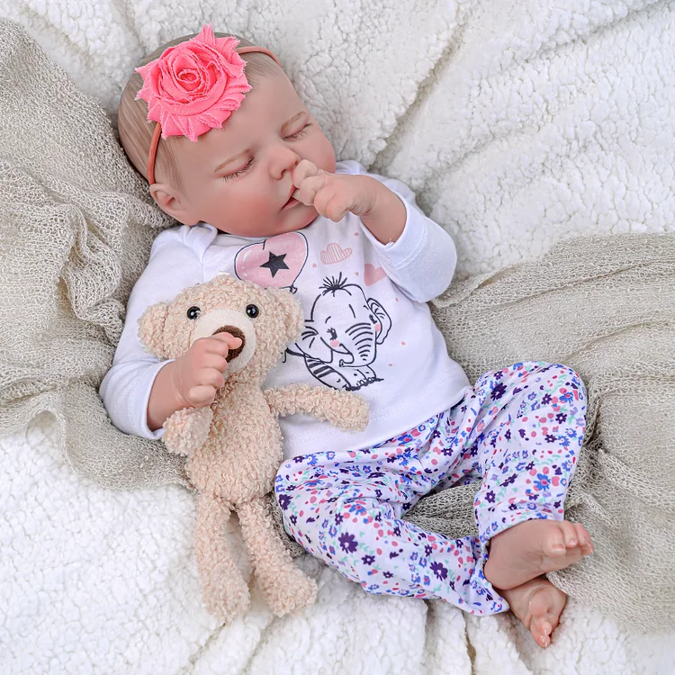 Babeside Sleeping Reborn Baby Twinnie 17" Little Infant Girl Healing of the Heart