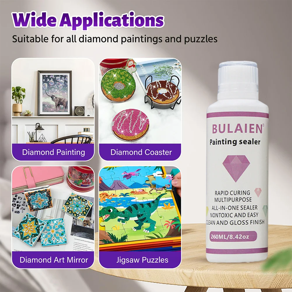 Diamond Painting Sealer 5D Diamond Painting Art Glue for Diamond Painting Puzzle