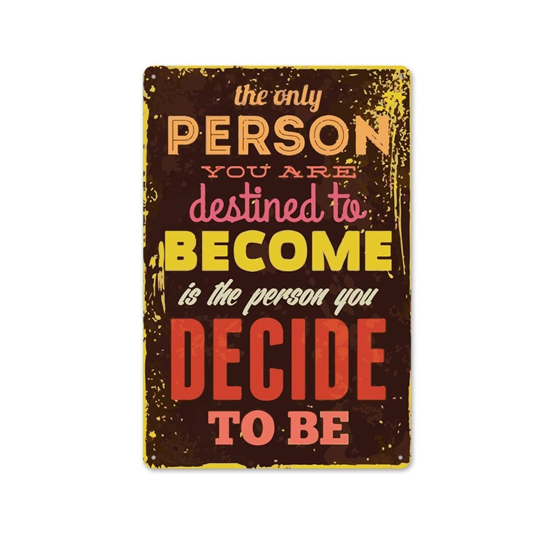 Beer Vintage Tin Painting Bar Background Wall Decoration Painting Home Frameless Iron Pendant