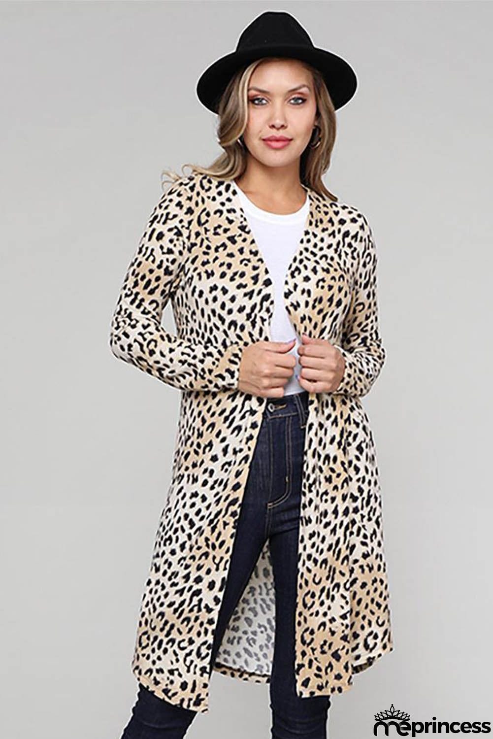 Print Long Cardigan
