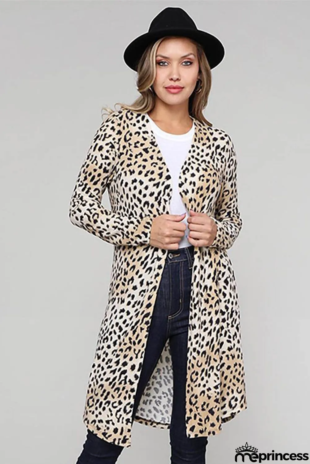 Print Long Cardigan