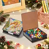 Christmas Angel DIY PU Diamond Painting Note Box with 160 Papers Memo Box
