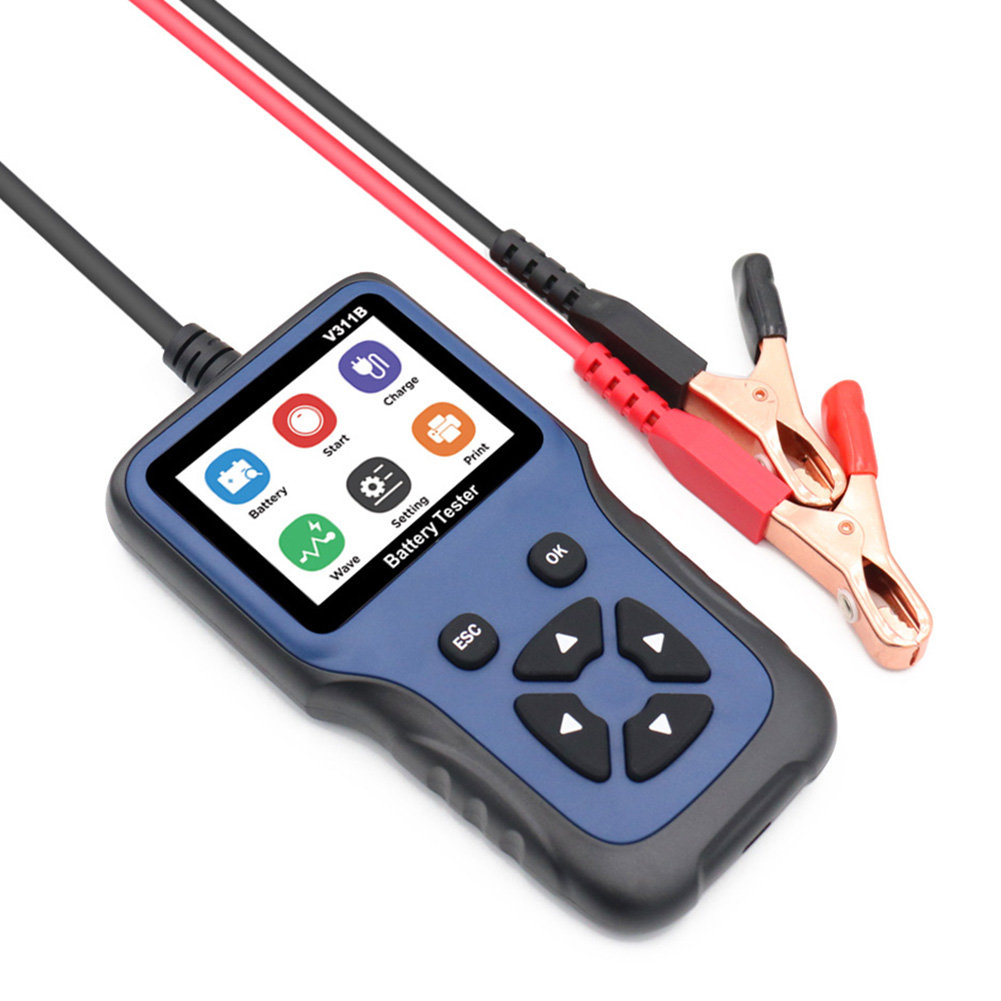 

V311B 12V Car Battery Tester 2.8 inch TFT Screen 100-2000 CCA Load Tester, 501 Original