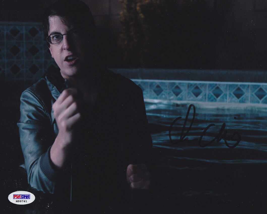 Christopher Mintz-Plasse SIGNED 8x10 Photo Poster painting Fright Night PSA/DNA AUTOGRAPHED