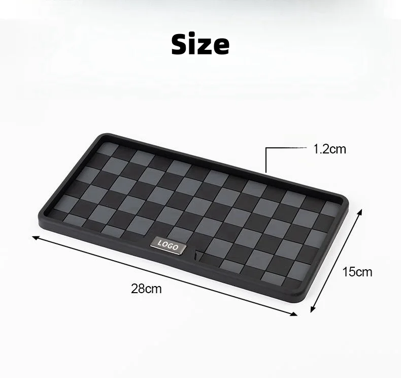 Car center console ornaments anti-slip mat
