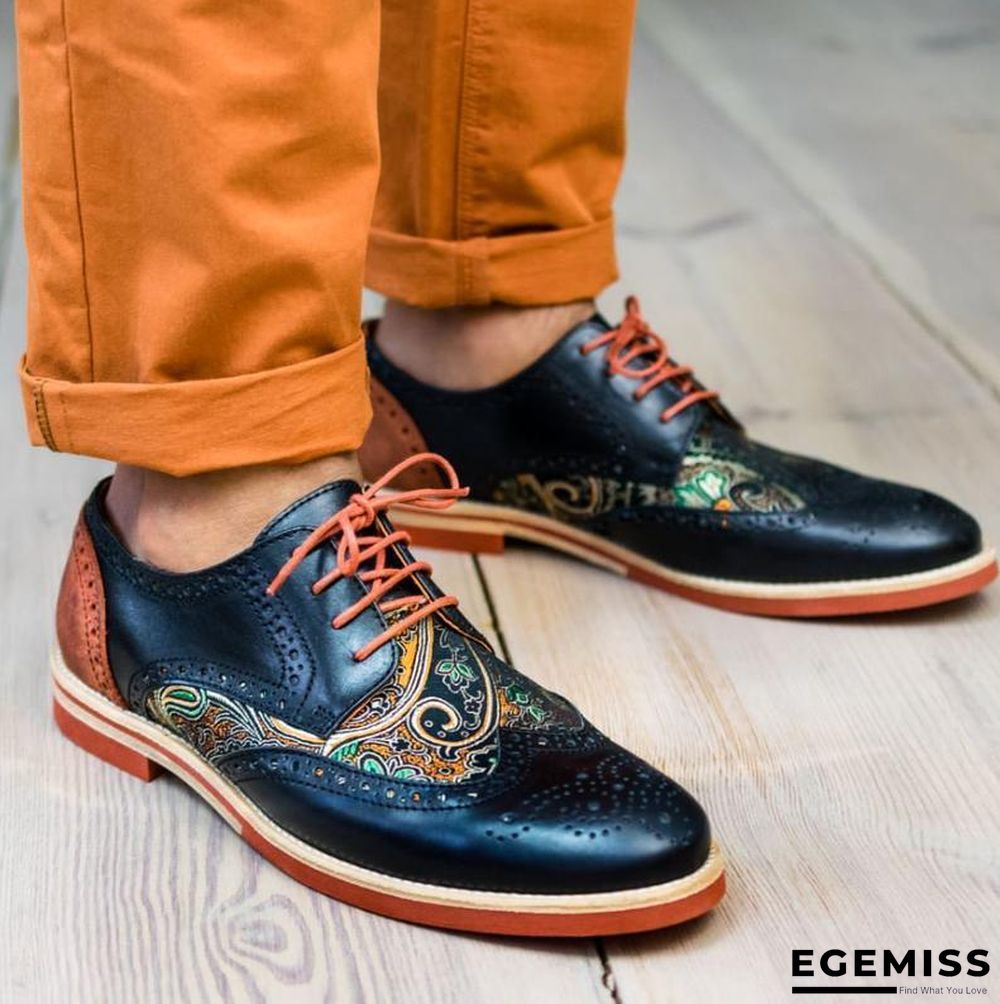 Handmade Silk Dragon Pattern Oxford Shoes | EGEMISS