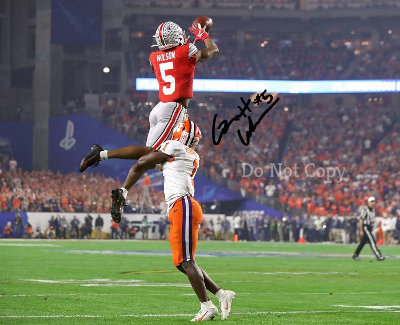 Garrett Wilson Signed Photo Poster painting 8X10 rp Autographed Picture * Ohio State Buckeyes