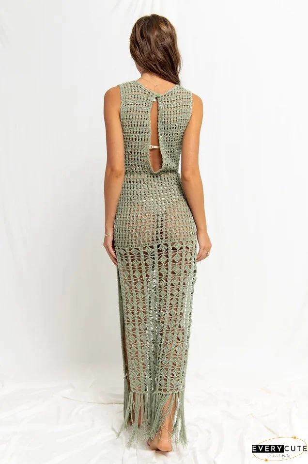 Crochet High Stylish Neck Cover Up