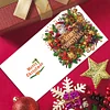(US Only)6PCS DIY Merry Christmas Diamond Art Greeting Cards Congratulations Cards & Gift