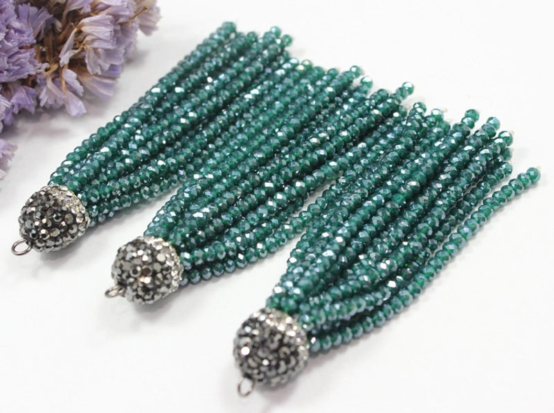 1 Piece Glass Solid Color Pendant