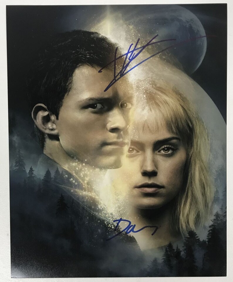 Tom Holland & Daisy Ridley Signed Autographed Chaos Walking