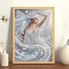 Girl - Diamond Painting - Partial Special Shaped Drill(Canvas|30*40cm)