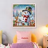 【Limited Stock Sale】Cute Snowman And Elk-11CT Stamped Cross Stitch 50*50cm/19.69*19.69in tapestrymarket