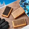 3Pcs Ski Waxing Brush Kit Portable Ski Snowboard Tuning Brush for Outdoor Skiing