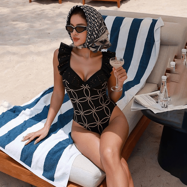 新品★CLANE FLARE DESIGN SEPARATE SWIMWEAR CLANE（クラネ）の「【CLANE/クラネ】FLARE DESIGN SEPARATE