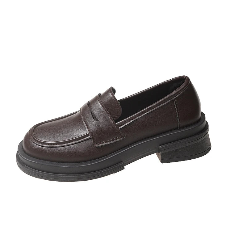New Japanese Style College Student Shoes Cosplay Lolita Shoes for Women/Girl Fashion Black/Coffee Uniform Platform Shoes 2024 Aiertu